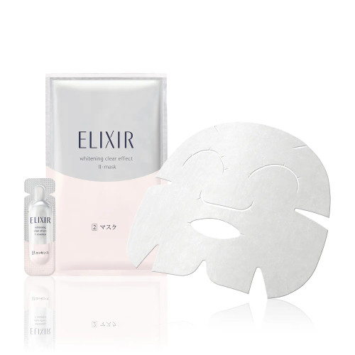 SHISEIDO Elixir White Whitening Clear Effect Mask 6 Sets