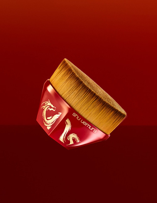 SHU UEMURA Invicible Reds Petal 55 Foundation Brush ~ 2024 Year of the Dragon Limited Edition