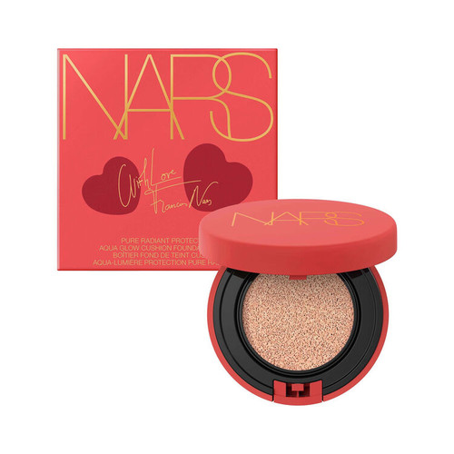 NARS Pure Radiant Protection Aqua Glow Cushion Foundation (with Love Collection Limited Edition Case) ~ Asia Exclusive