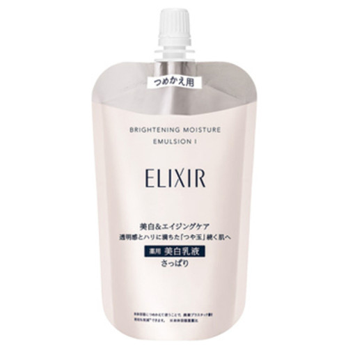 SHISEIDO Elixir White Brightening Moisture Emulsion WT I 110ml (Refill) ~ Fresh Type